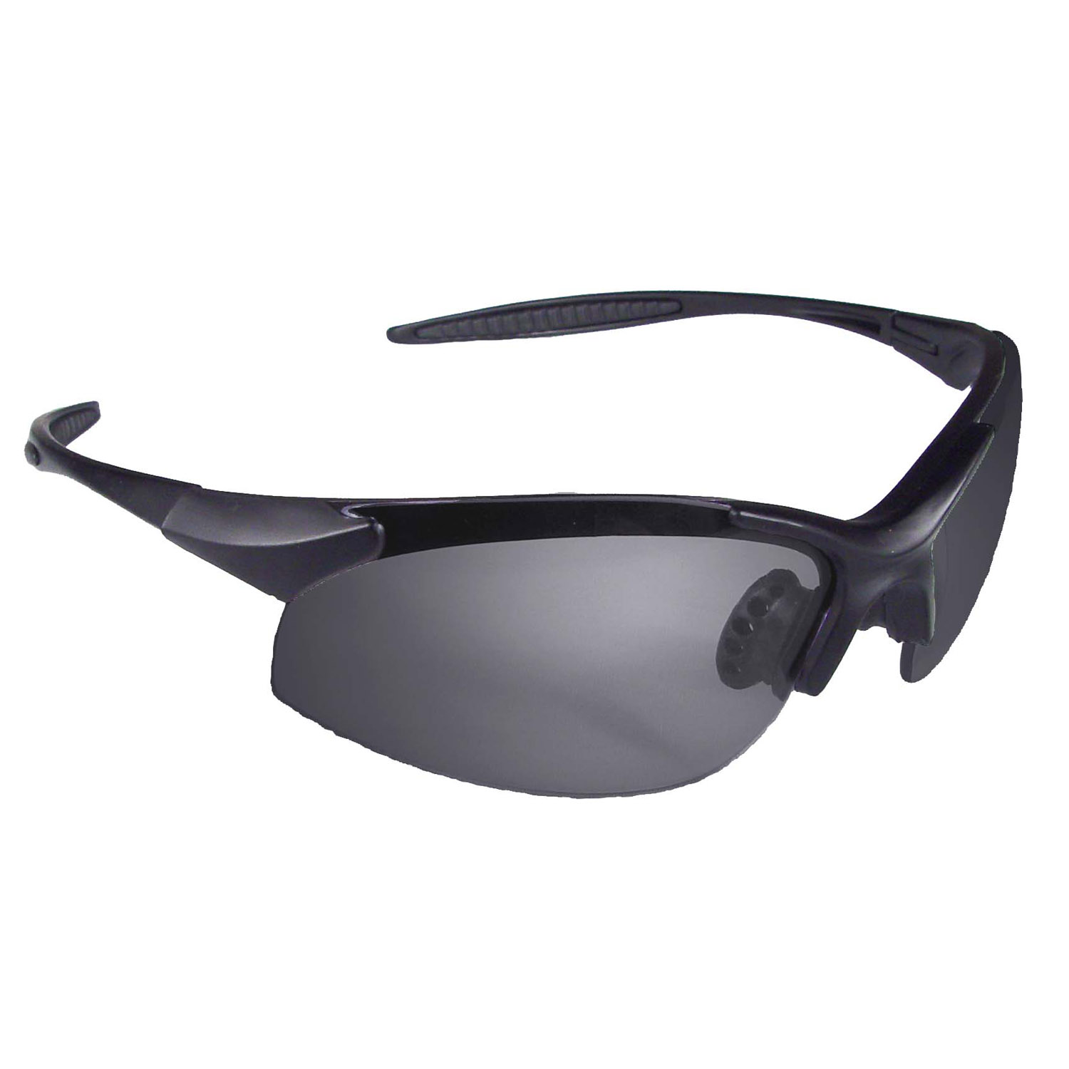 Rad-Infinity™ Safety Eyewear - Black Frame - Silver Mirror Lens - Mirror Lens